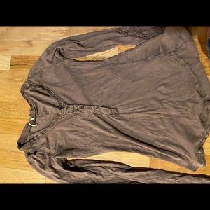 FREE PEOPLE detailed long sleeve